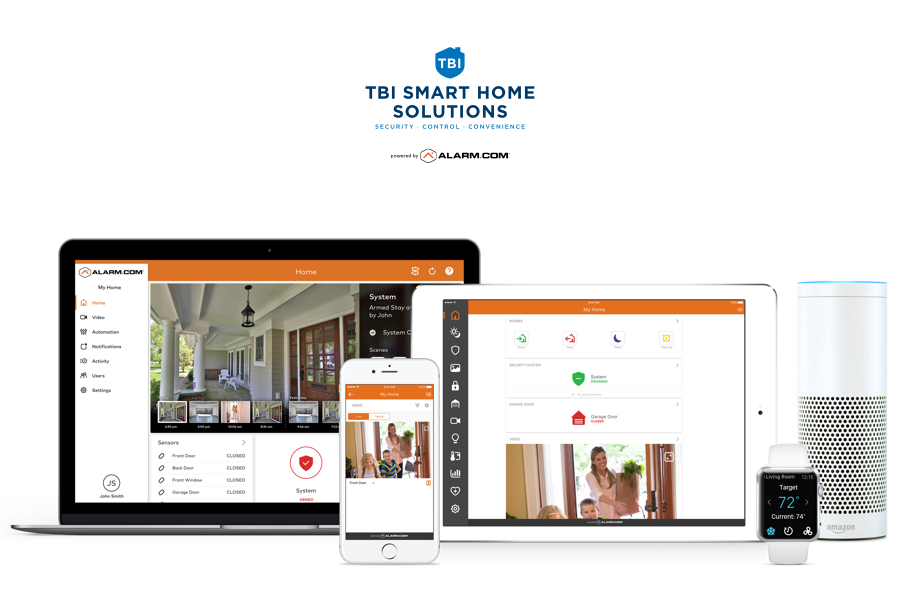TBI Smart Home Solutions alarm.com apps